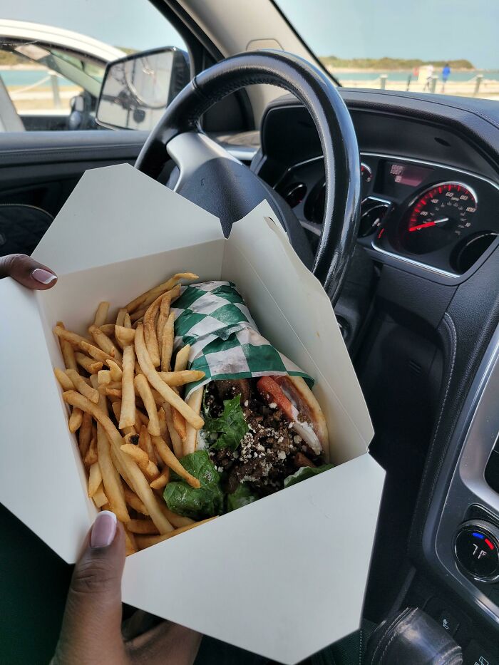 Saturday Lunch-Beef/Lamb Gyro With Fries