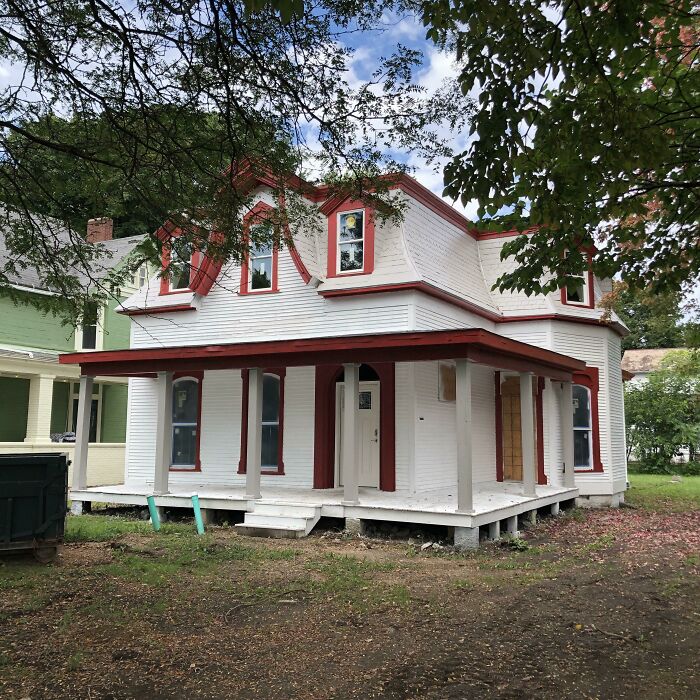 Someone Is Giving This 1870s House In My Neighborhood Some Tlc