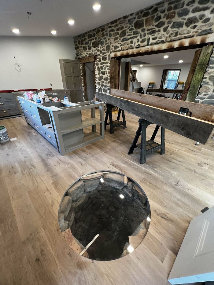 This Old Well Inside A 1700s Renovation I’m Working On In Chester Co. Pa