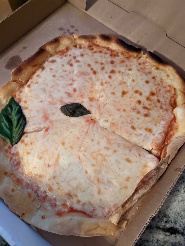 Margherita Pizza... Really Went Buckwild On The Basil