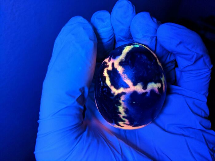 Lava Easter Egg I Made. Careful It's Hot