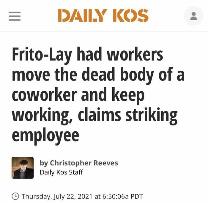 Not Even Death Stops Work