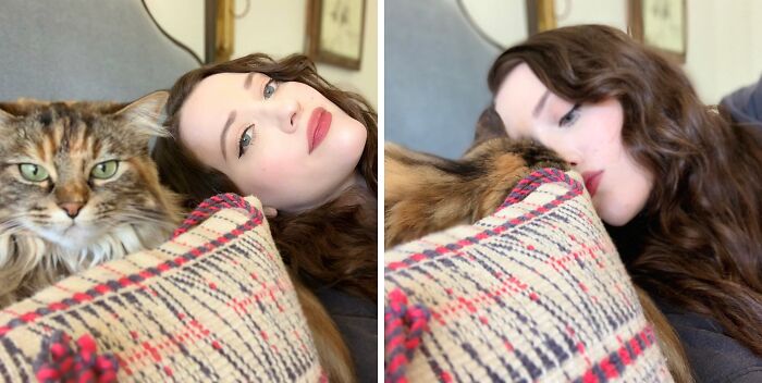 Kat Dennings With Millie