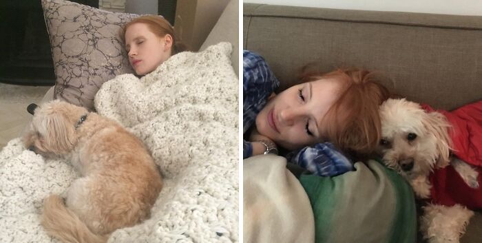 Jessica Chastain With Chaplin