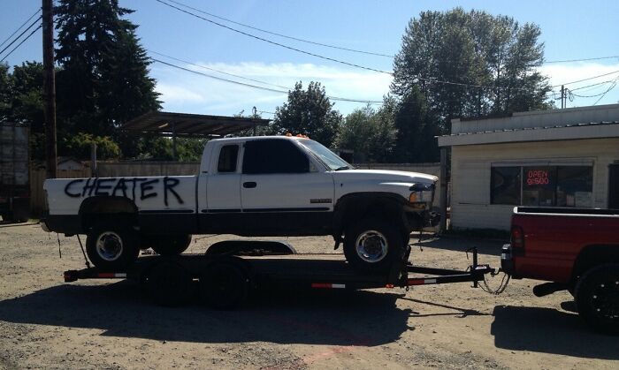 Maybe Next Time He'll Think Before He Cheats