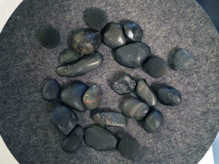 Rocks And Potatoes Painted To Look Like Rocks At Michelin-Starred Restaurant