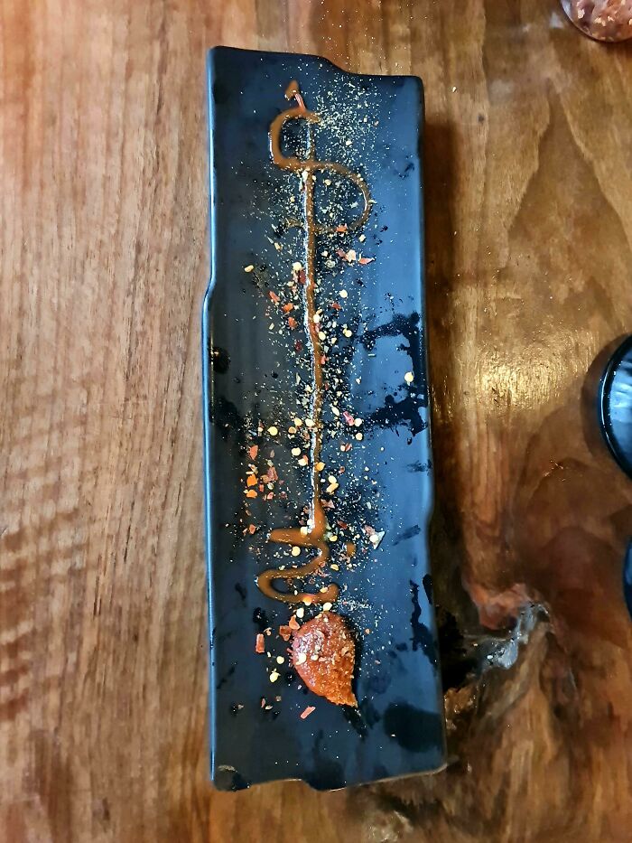 What 20$ Gets You In A Fancy Restaurant. I Didn't Even Know What To Do With It