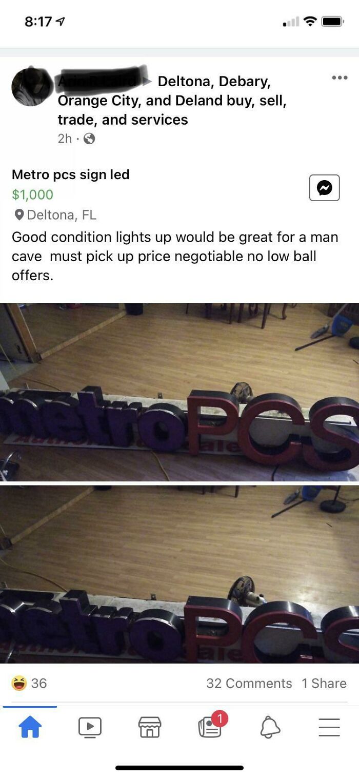 Great For A Man Cave!