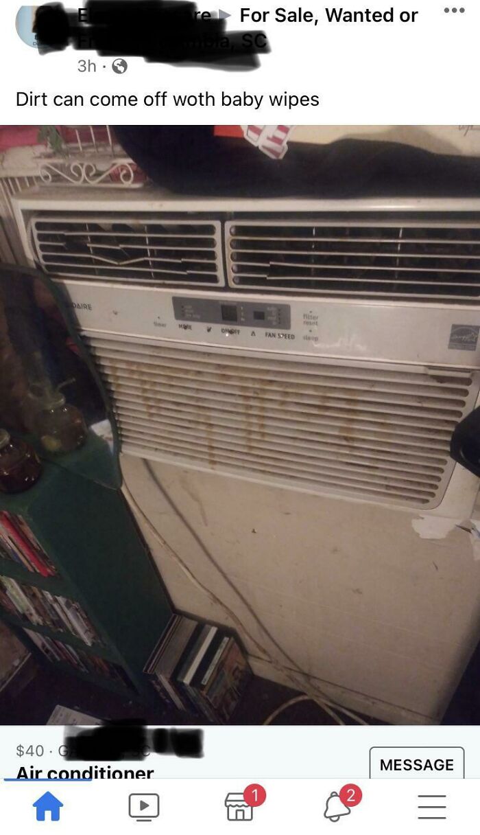 Good News...the Dirt Comes Off With Baby Wipes!