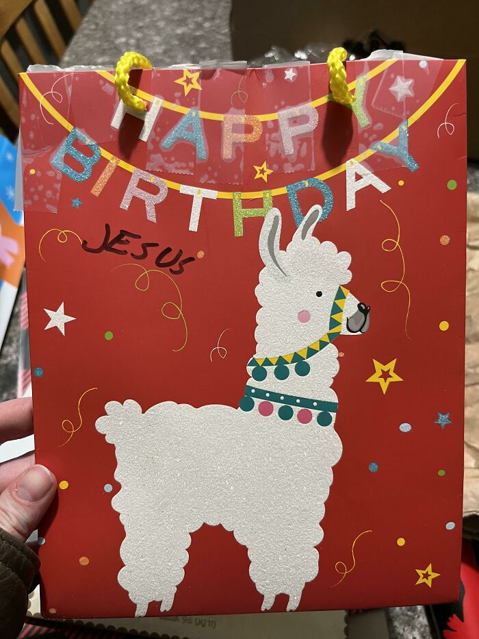 My Mom’s Idea Of A “Christmas” Gift Bag