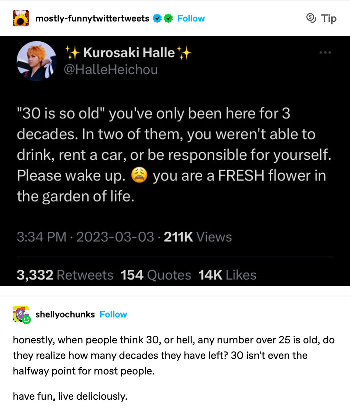 Reminder That 30 Isn't Old