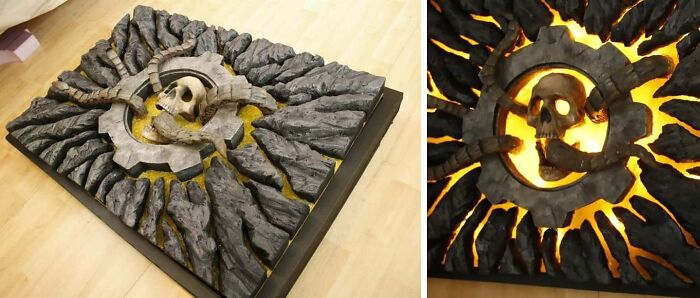  Album Of The Gears Wall Sculpture That Lights Up