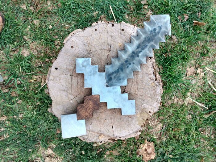 Making A Real Minecraft Sword