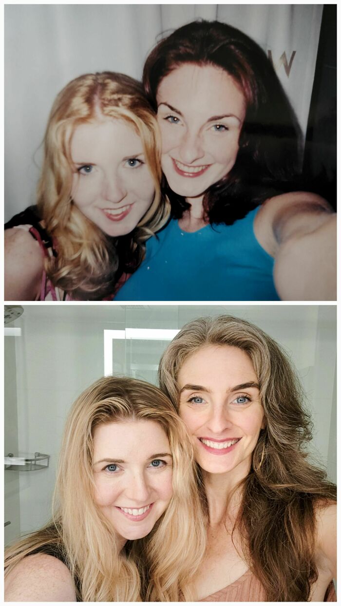 Me & My Bff, Taken 20 Years Apart