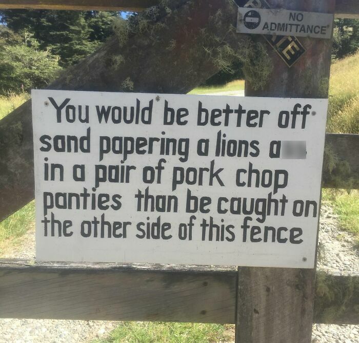 Weird Way To Threaten People