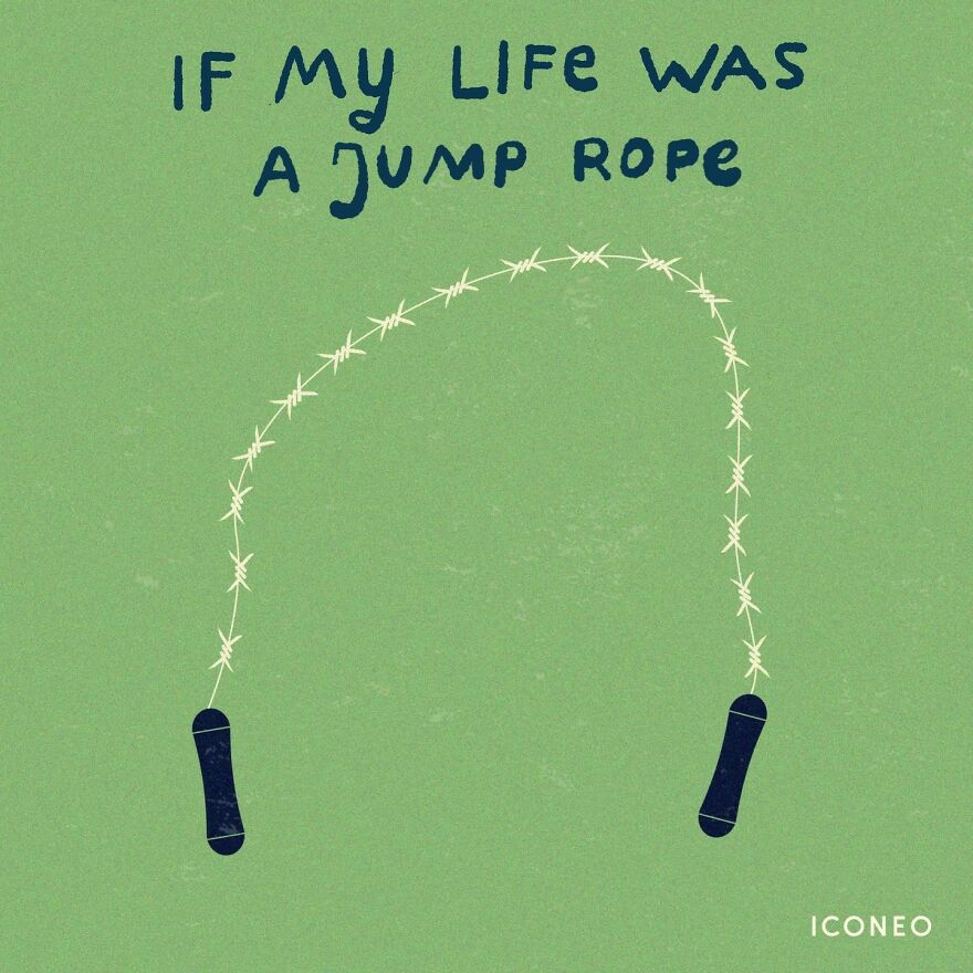 Artist’s New Ironic Illustrations That Questions Society’s Sanity