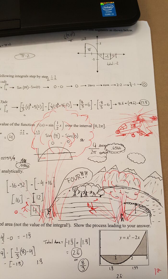 My Calculus Teacher Bombed My Golf Course On My Test
