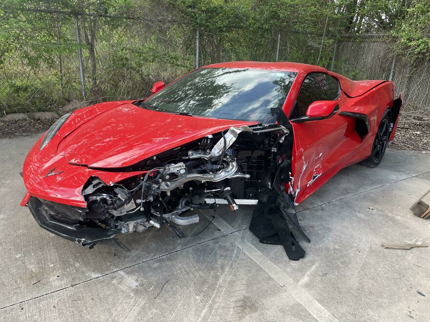 2023 Stingray With 103 Miles. Luckily No Injuries.