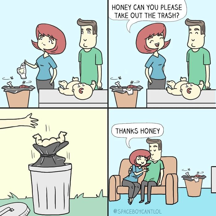 50 Funny Comics With Unexpected, Sometimes Dark Endings By SpaceboyCantLOL (New Pics)