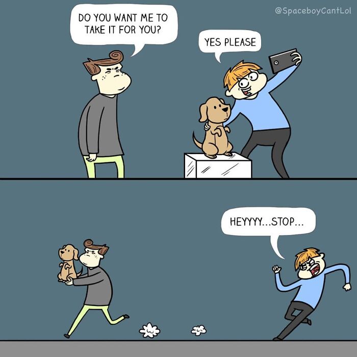 50 Funny Comics With Unexpected, Sometimes Dark Endings By SpaceboyCantLOL (New Pics)