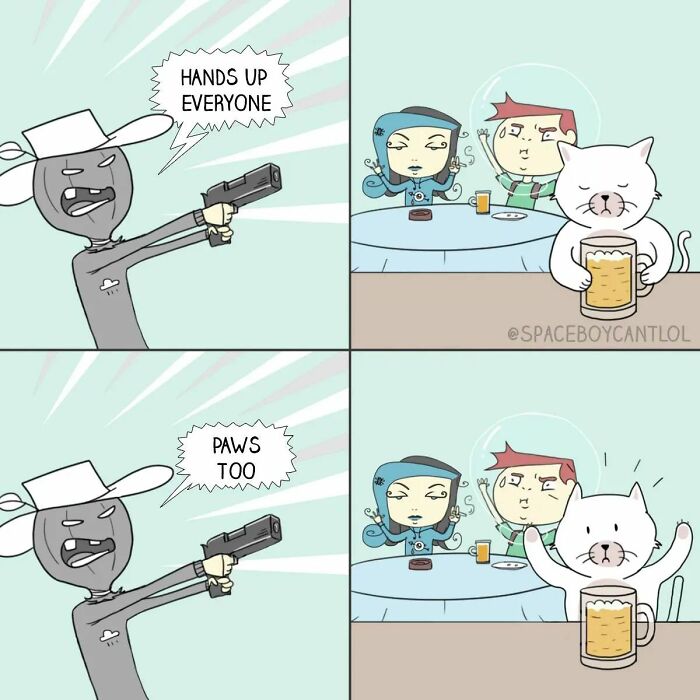 50 Funny Comics With Unexpected, Sometimes Dark Endings By SpaceboyCantLOL (New Pics)