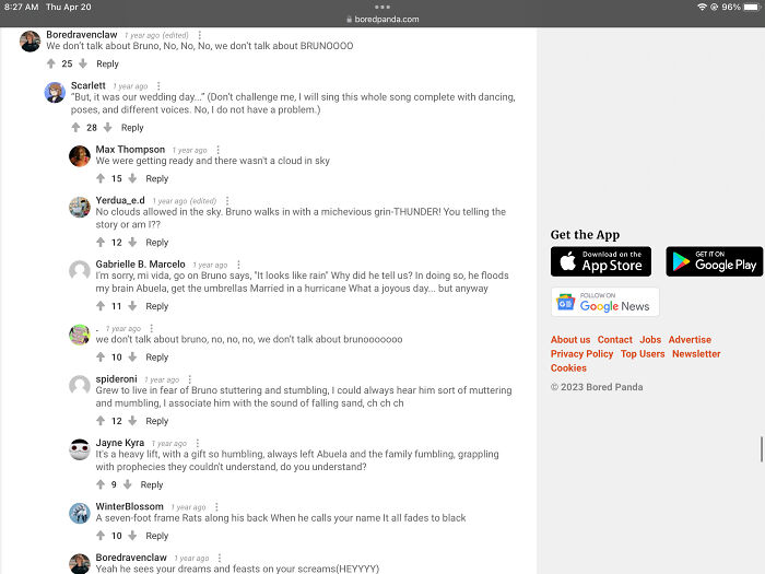 We Don’t Talk About Bruno Pt.1