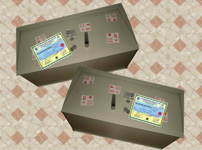 Said He Had Some Metal Boxes For Me Worth Millions. I Demanded A Picture