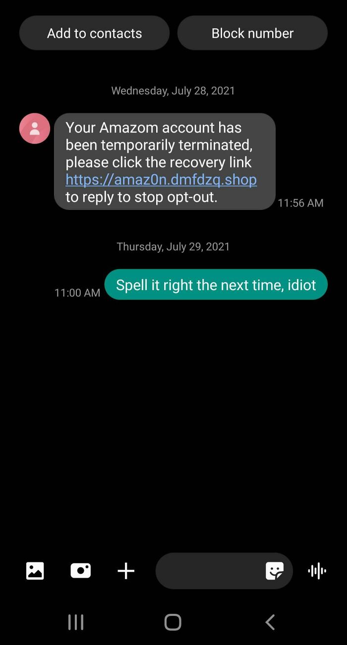 Psa: Never Click On These Links! Or Give Any Personal Info If You Get A Call!