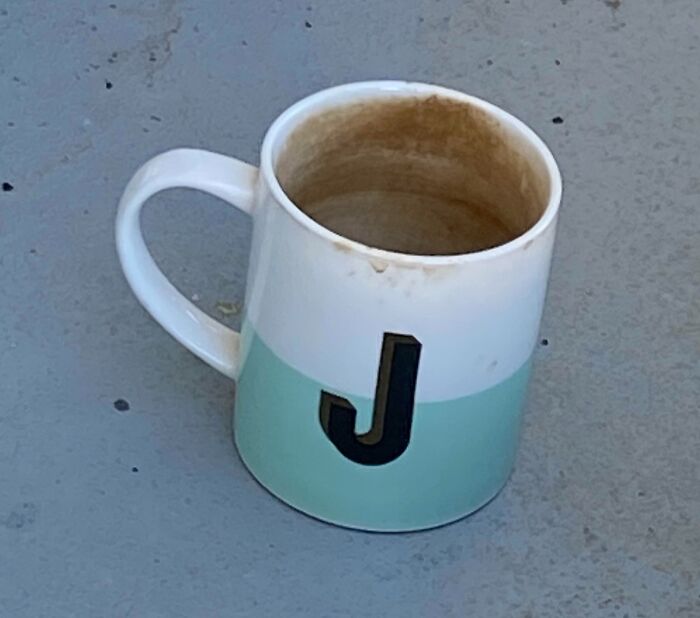 My Colleague Reuses His Coffee Mug Every Day Without Washing It. This Has Been Unwashed For Months