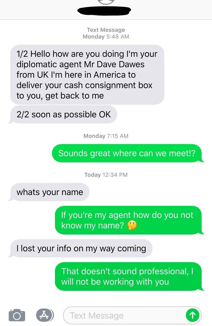 Very Well Thought Out Scam