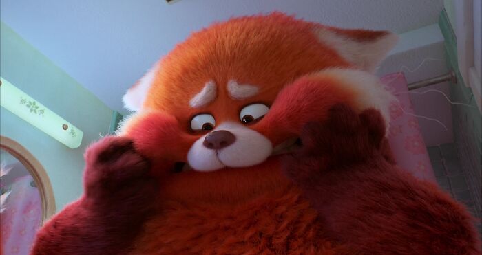 Scene from "Turning Red" movie