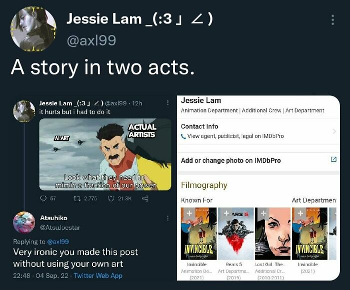 Arguing With The Artist