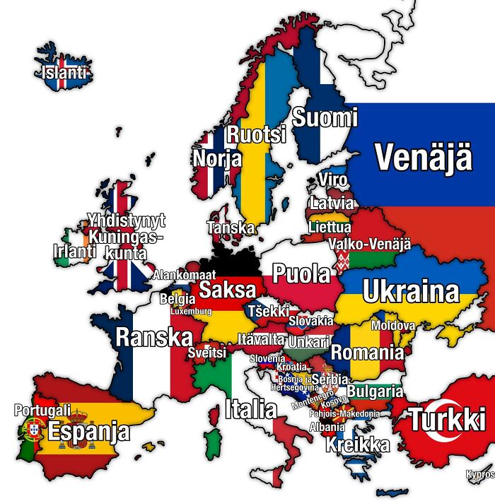 Country Names In Finnish🇫🇮
