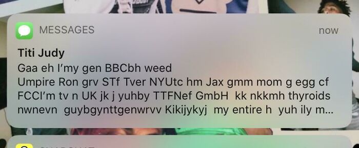 incomprehensible text message 