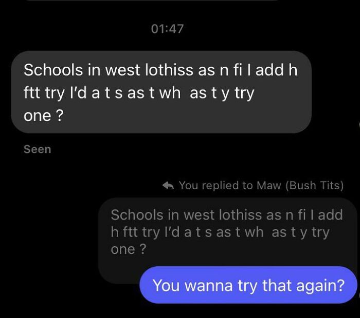 son send incomprehensible message to his mom 