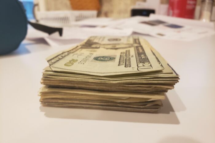 Parents Gave Me A Gift For College Today, Which Was All The Money That My Mom Found In My Pockets When Doing My Laundry