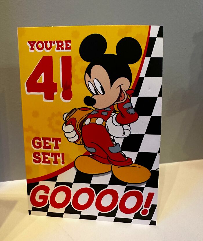 My Mom Altered This Card To Give Me, It Took Me Longer Than It Should Have To Notice It Wasn’t Made This Way