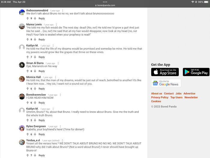 We Don’t Talk About Bruno Pt.2