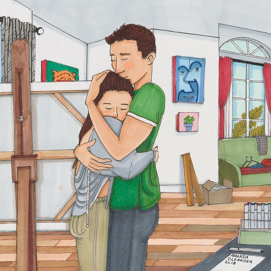 Artist Continues To Share Her Honest Illustrations To Show What Happens In Real Relationships