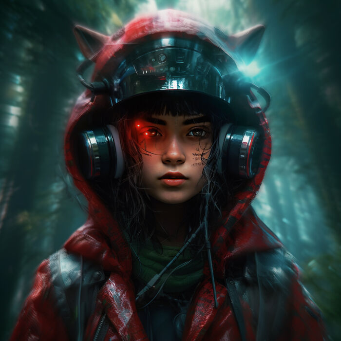 “Red Riding Hood” From The Fairytale “Little Red Riding Hood”