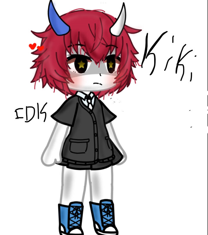 Kiki-Made On Gacha Life And I Edited Her On Ibis Paint X :)