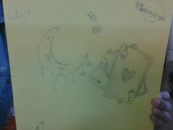 Doodles On My Folder That I Drew(Srry For Bad Quality Im On My Computer Rn)