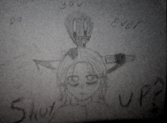 Some Vent Art I Did When All My Mind Could Do Was Race, Endless Flashbacks Of The Past, Questioning Your Worth, You Wish You Could Shut It Up. (Excuse The Absolutely Horrible Quality)