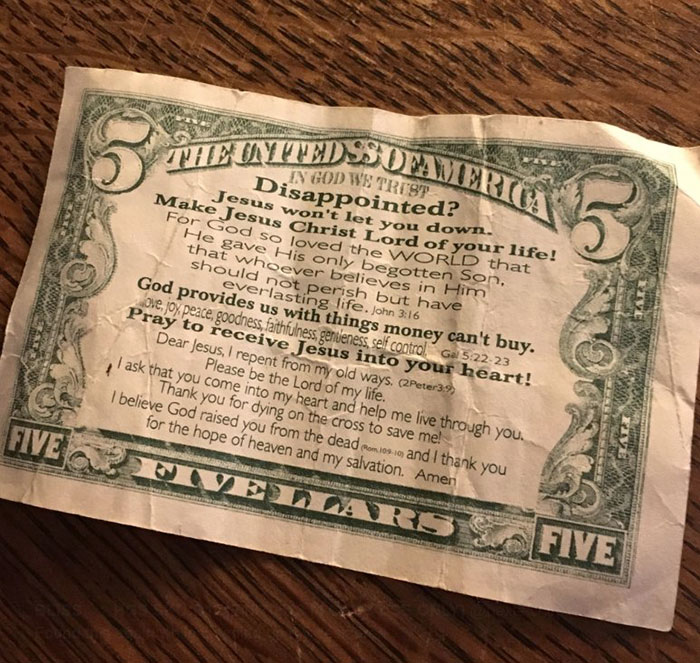 People Who Leave This Instead Of A Tip