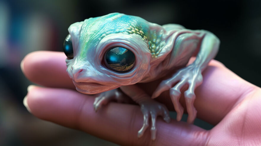 I Created Amazing Pictures Of Alien Babies, Generated By Artificial Intelligence (26 Pics)