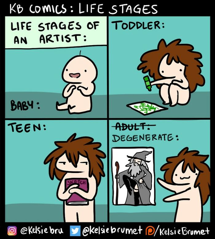 Meet Kelsie Brumet's Cute And Funny Comics