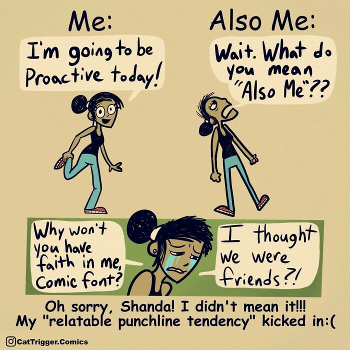 New Hilarious Comics With Weird And Twisted Endings By Cat Trigger