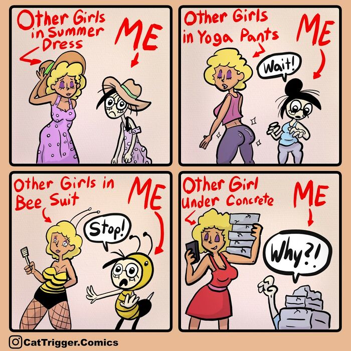 New Hilarious Comics With Weird And Twisted Endings By Cat Trigger