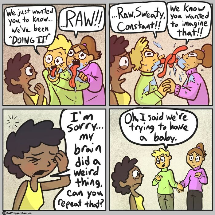 New Hilarious Comics With Weird And Twisted Endings By Cat Trigger