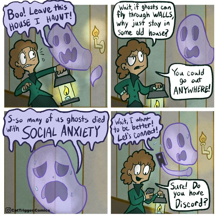 New Hilarious Comics With Weird And Twisted Endings By Cat Trigger